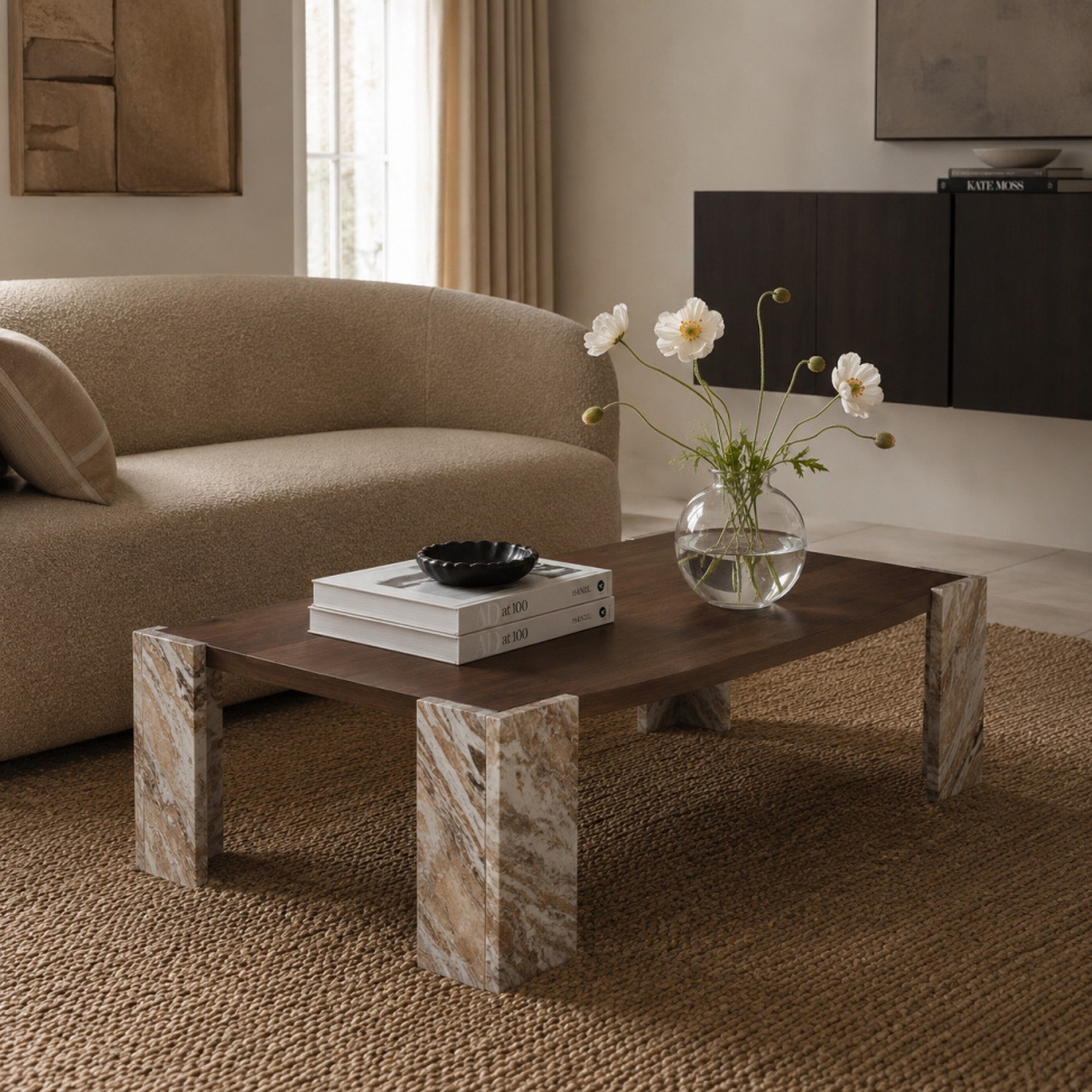 Salontafel 'Monte' 115x75cm - Walnoot