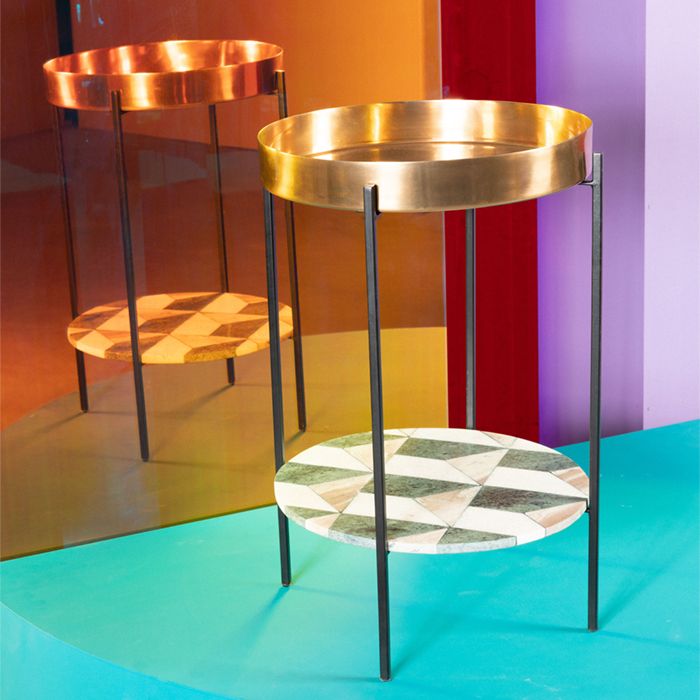 Bijzettafel 'Another marble' - Marmer
