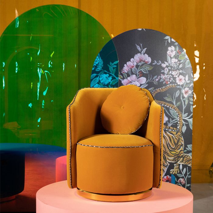 Fauteuil 'Sassy' - Geel