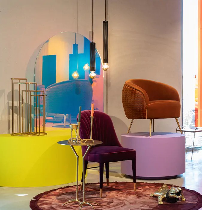 Fauteuil 'So curvy' - Oranje