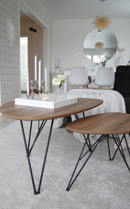 Salontafel 'Twin' 2 delen - Natuurlijk