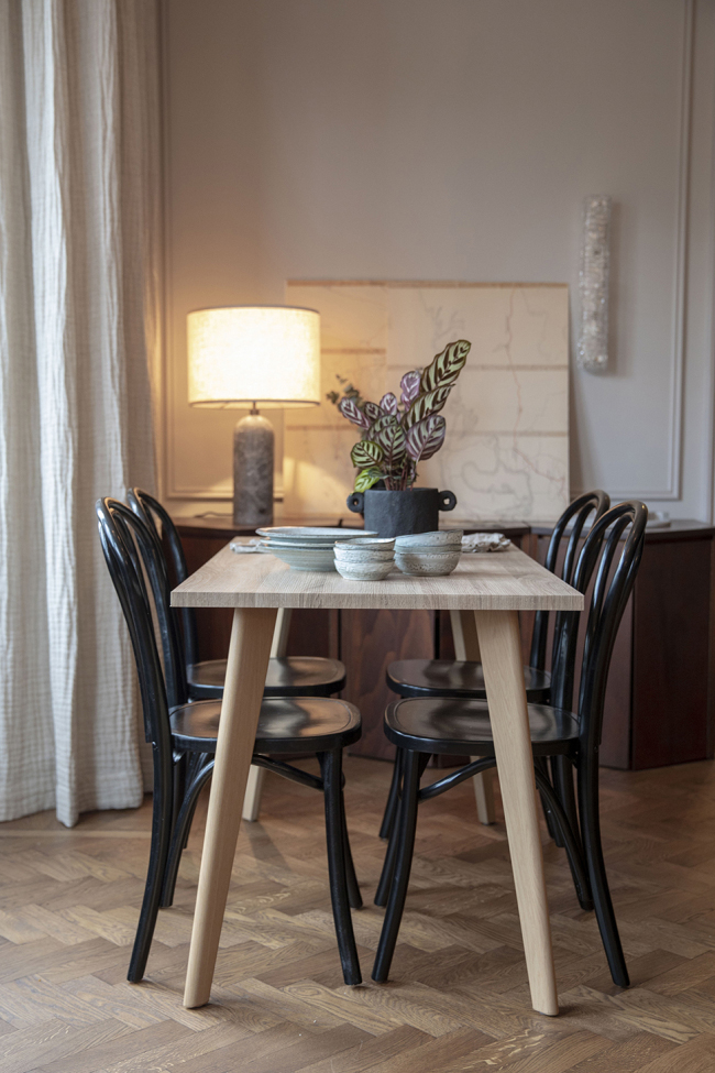 Eettafel 'Nordisk' 120x70cm - Eik