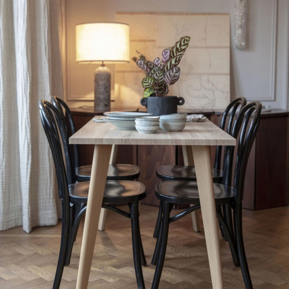 Eettafel 'Nordisk' 120x70cm - Eik