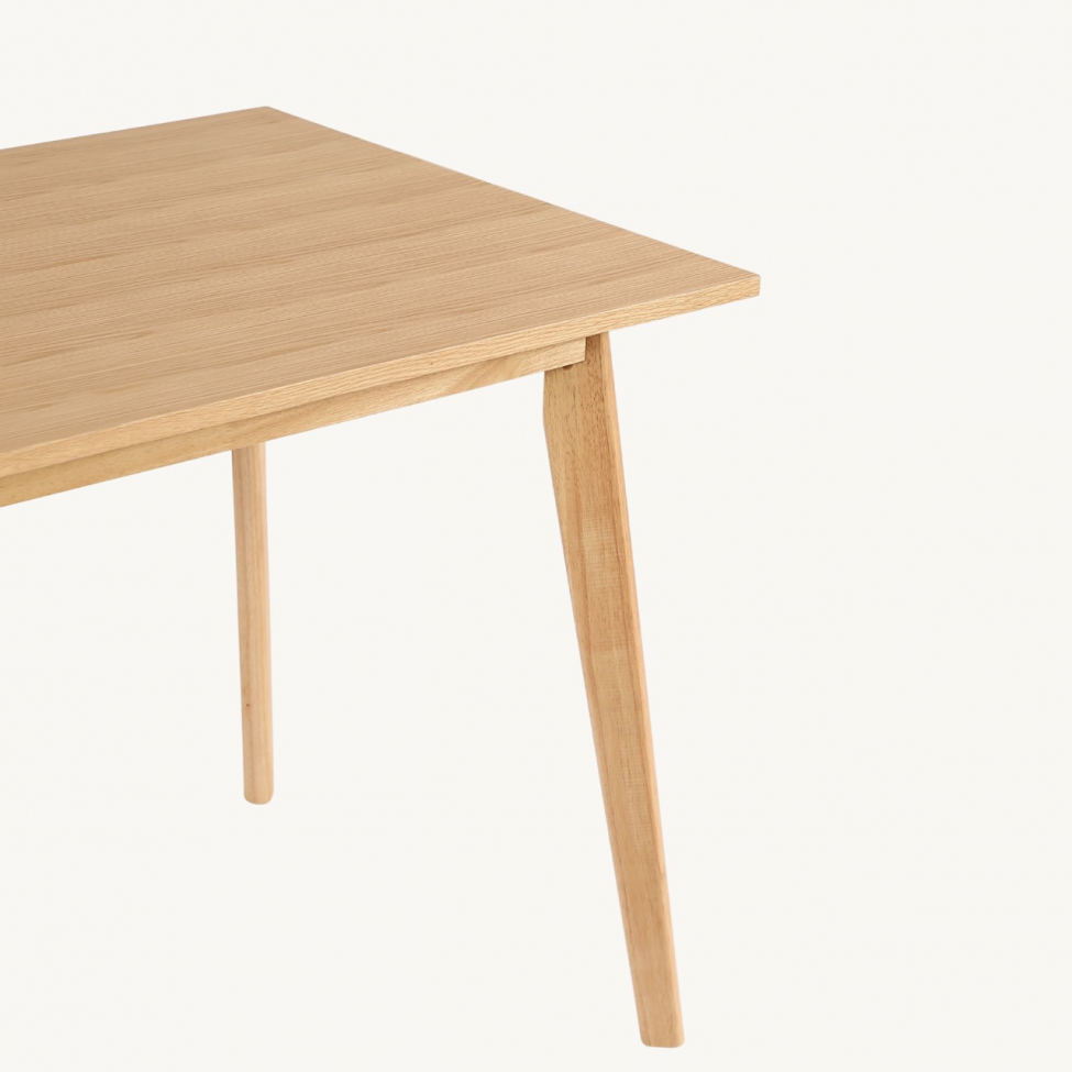 Eettafel 'Nordisk' 120x70cm - Eik