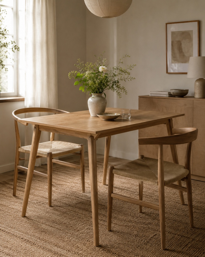 Eettafel 'Nordisk' 120x70cm - Eik