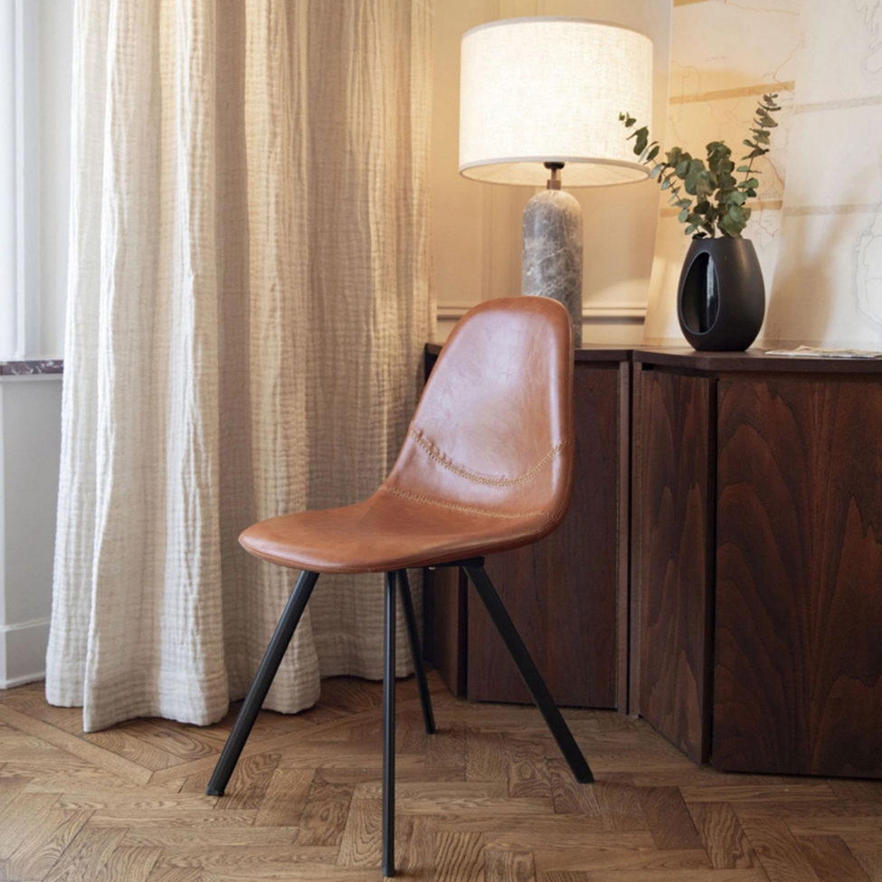 Stoel 'Carrie' - Cognac