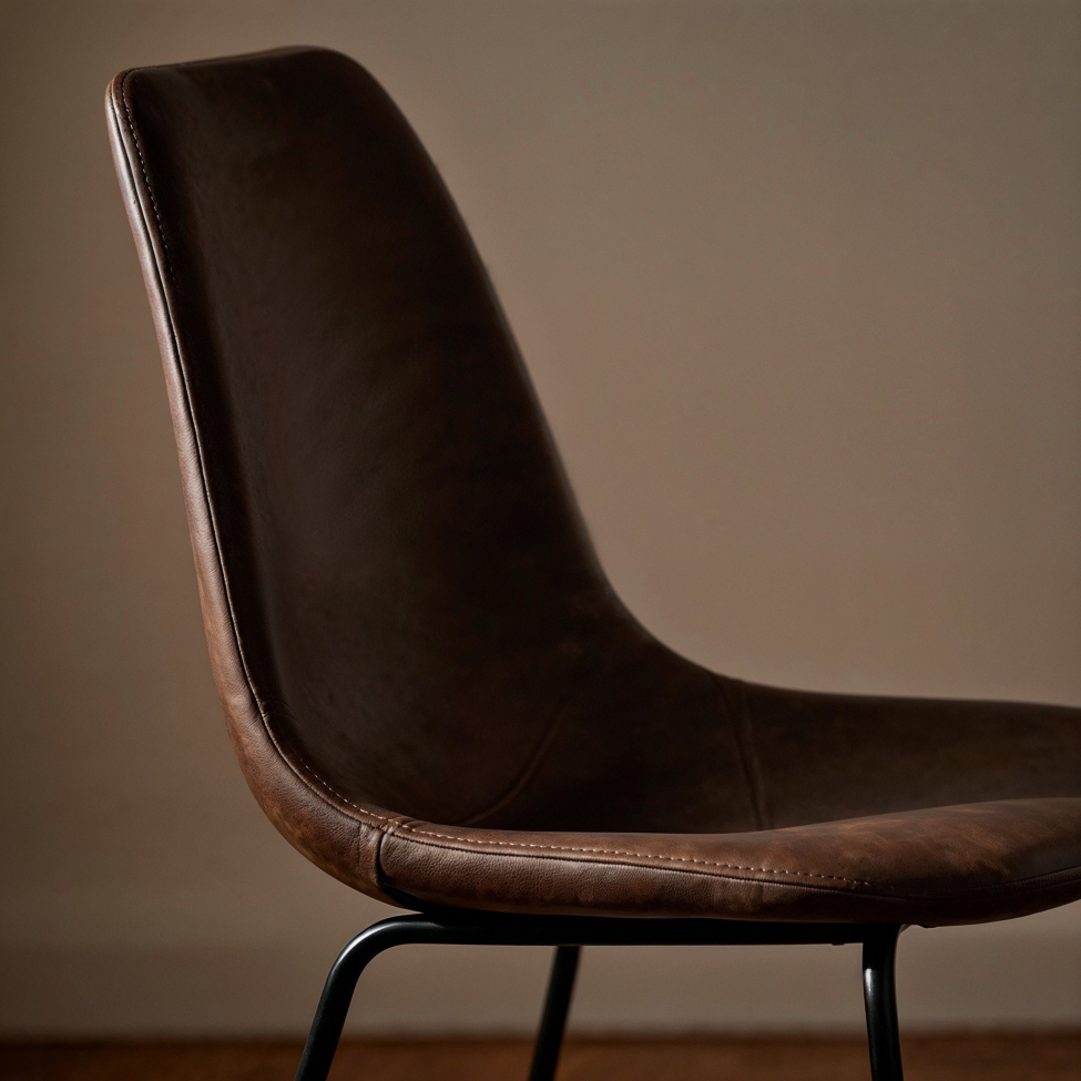 Stoel 'Retro' - Bruin