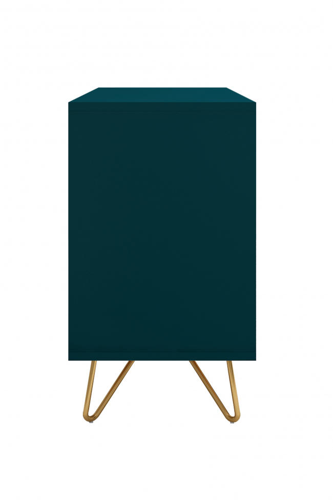 Dressoir 'Elle' 120x70 - Turquoise/Messing