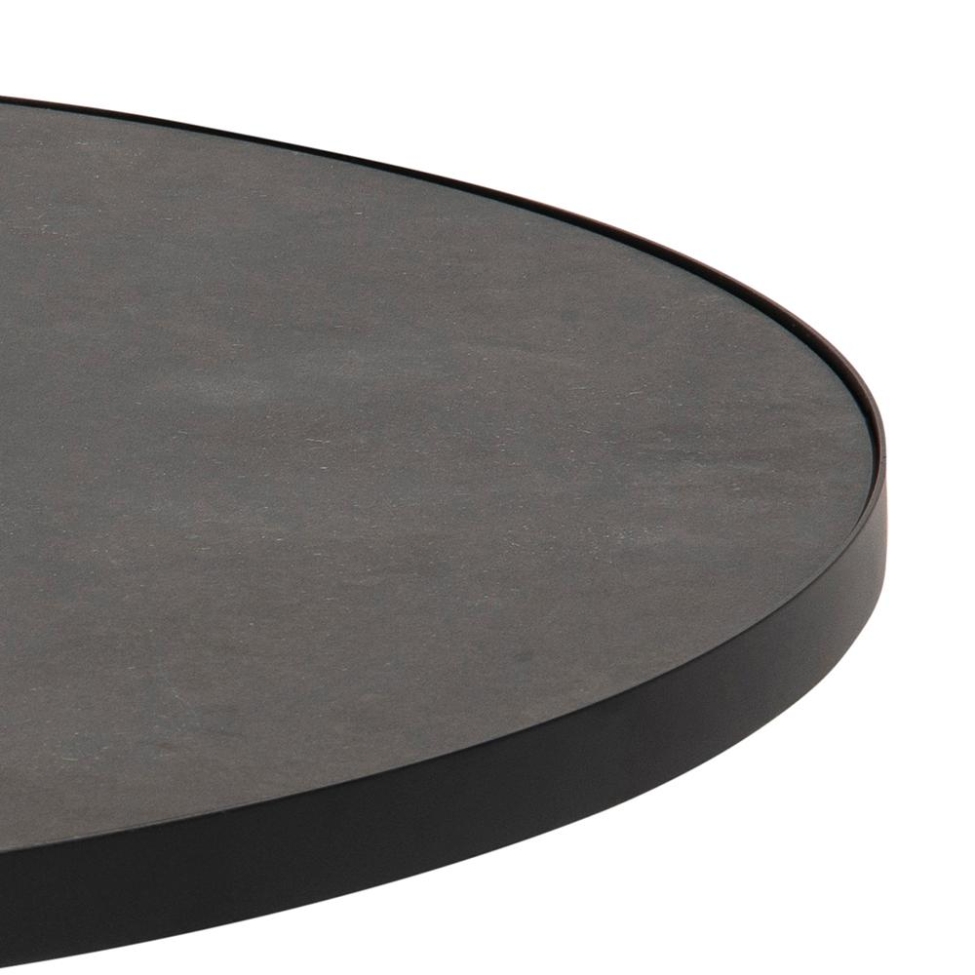 Salontafel 'Soli' 85cm - Zwart