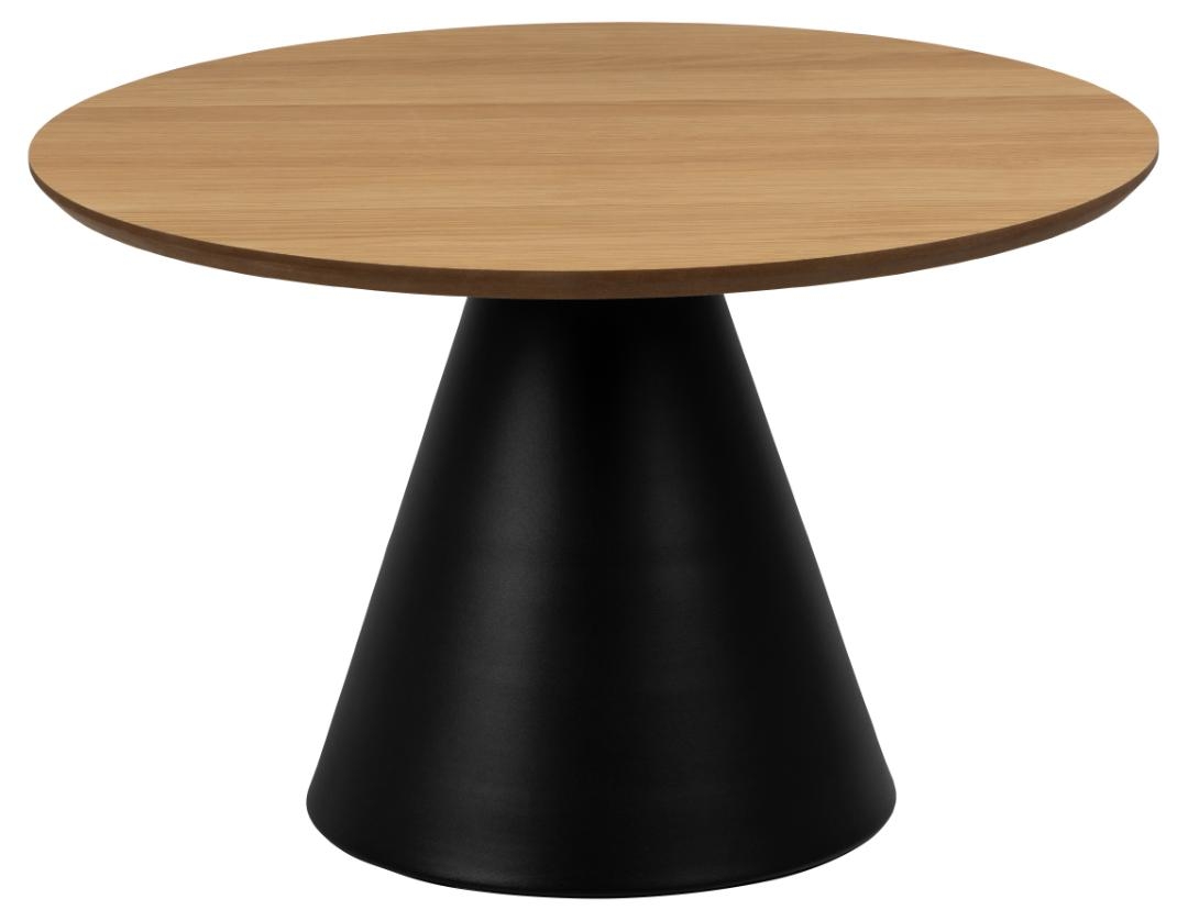 Salontafel 'Soli' 65cm - Natuur/Zwart