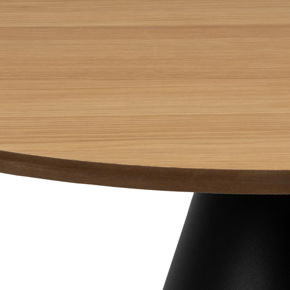Salontafel 'Soli' 65cm - Natuur/Zwart