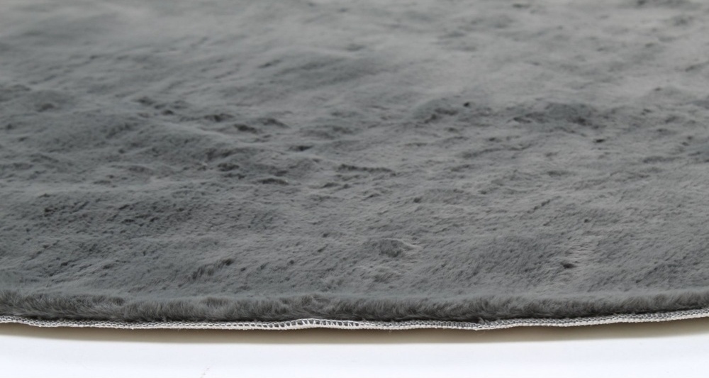 Rond tapijt 'Aranga Super Soft' - Antraciet
