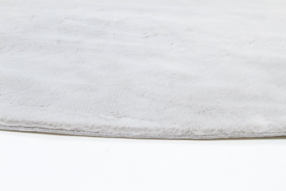 Rond vloerkleed 'Aranga Super Soft' - Grijs