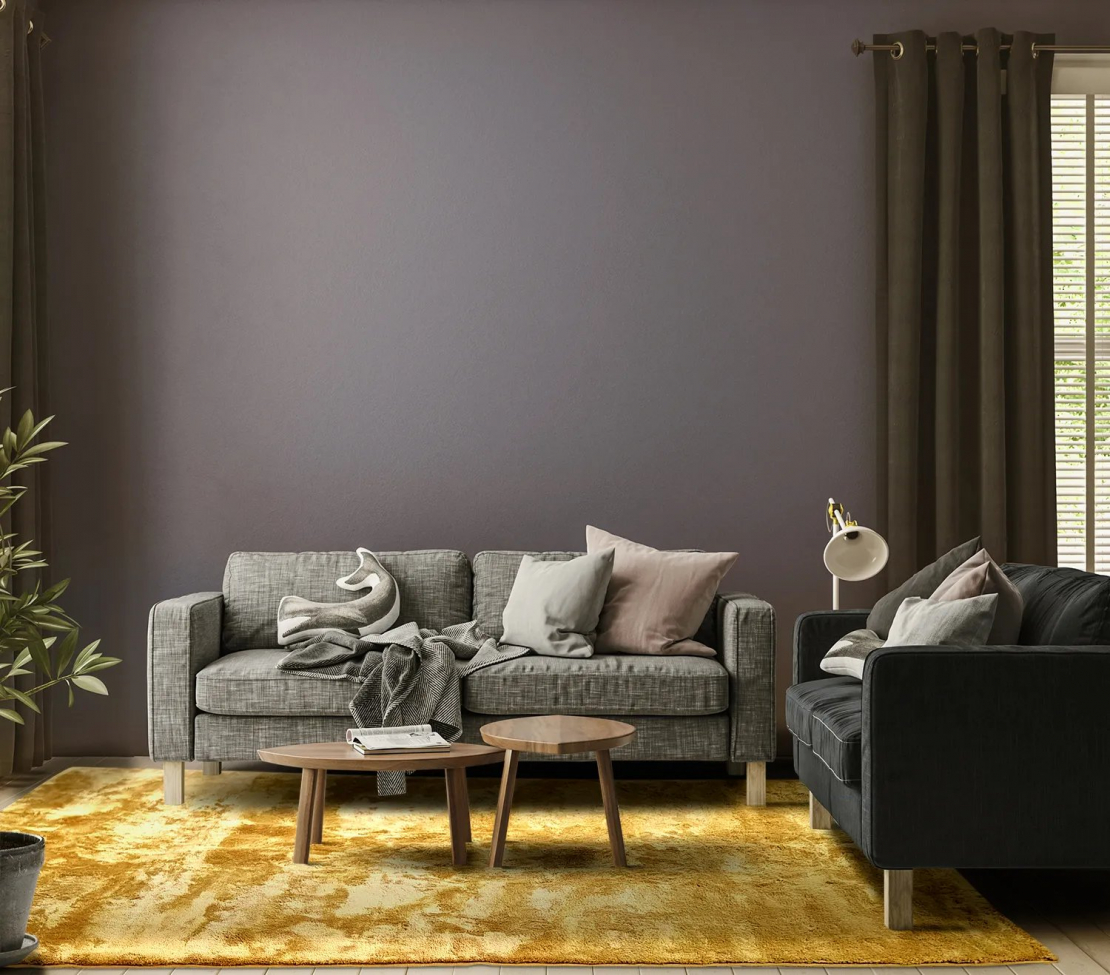 Vloerkleed 'Aranga Super Soft' - Geel