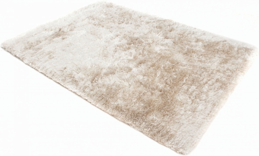 Hoogpolig vloerkleed 'Janjira' - Off-white