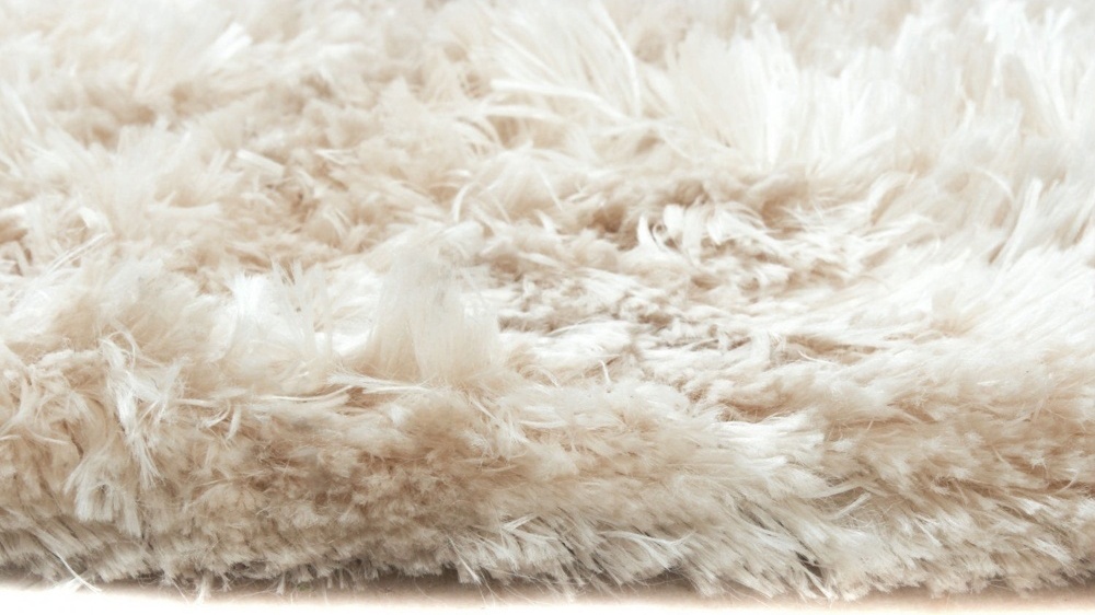Hoogpolig vloerkleed 'Janjira' - Off-white