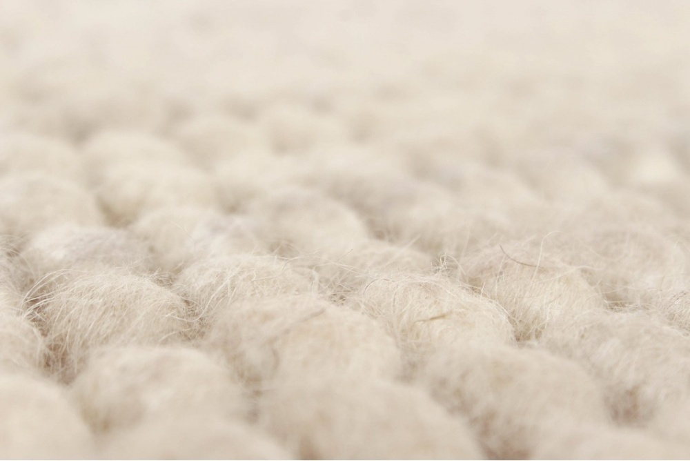 Wollen tapijt 'Avafors' - Beige