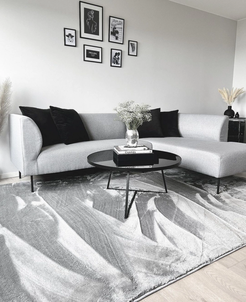 Rya-tapijt 'Aranga Super Soft' - Grijs