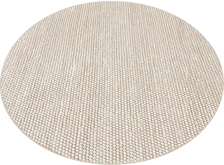 Rond tapijt 'Avafors' - Beige