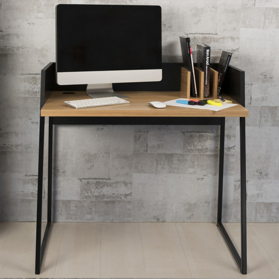 Bureau 'Kenneth' - Eiken/Zwart