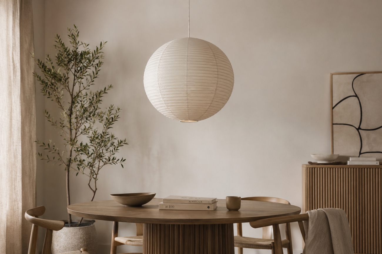 Rislamp 'Lycka' - Wit 30cm
