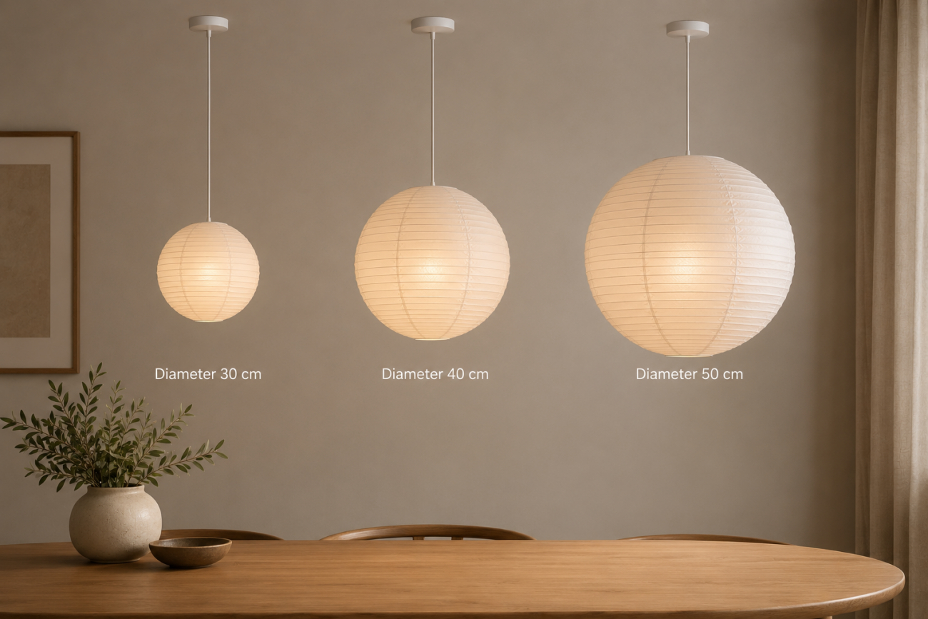 Rislamp 'Lycka' - Wit 40cm