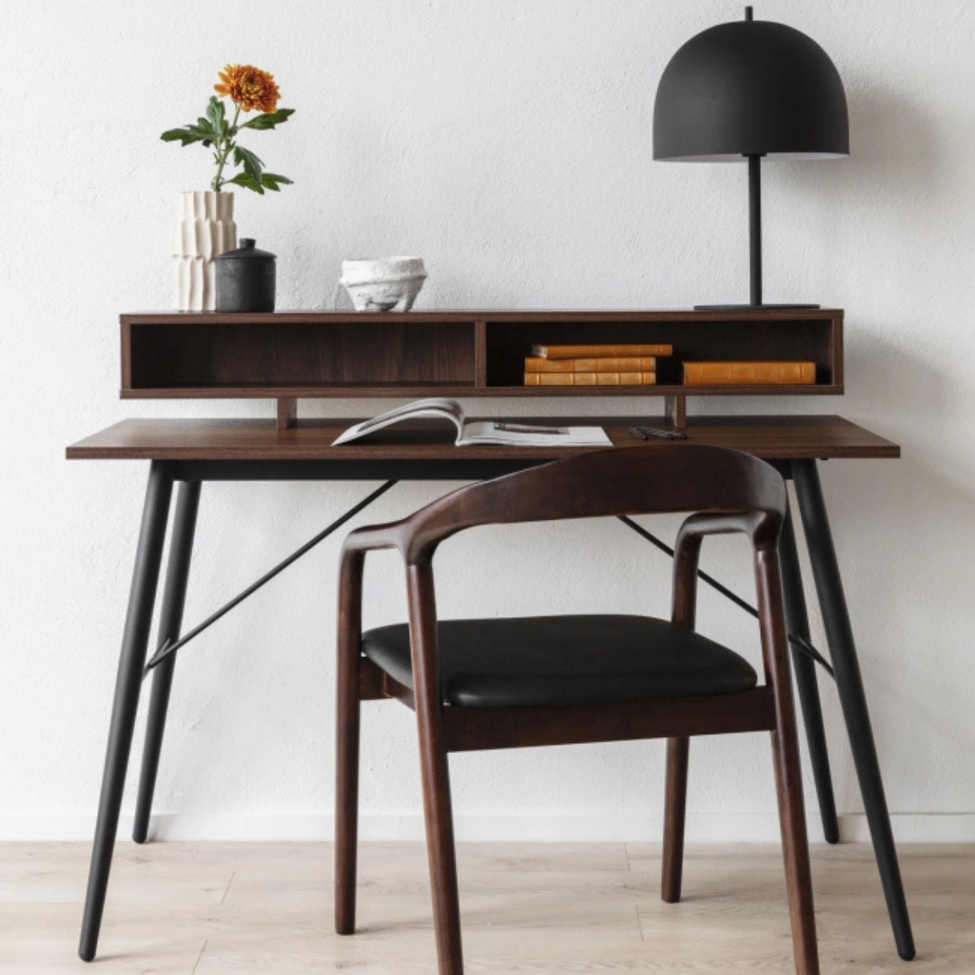 Armstoel 'Aspa' - Donkerbruin