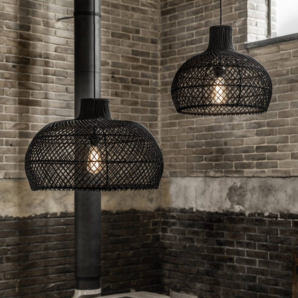 Plafondlamp 'Maze' L - Zwart
