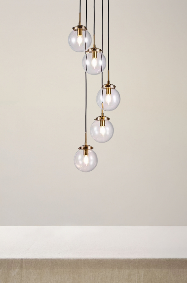 Plafondlamp 'Glory' - Messing