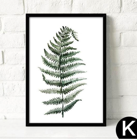 Canvas Poster L - Tropische plant 10