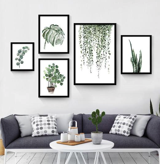 Canvas Poster L - Tropische plant 10