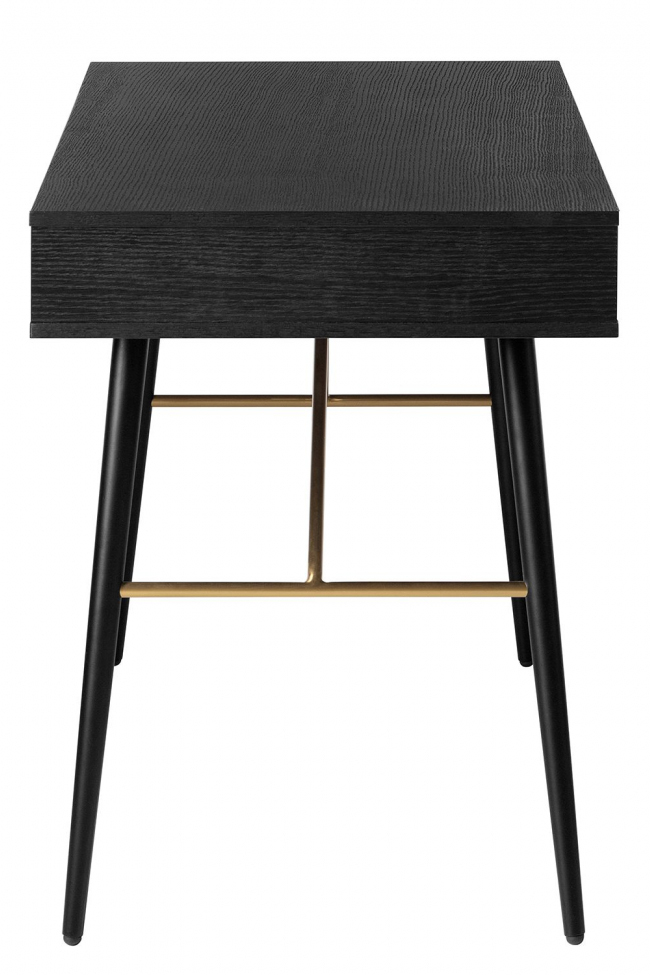 Bureau 'Lux' - Zwart/Messing