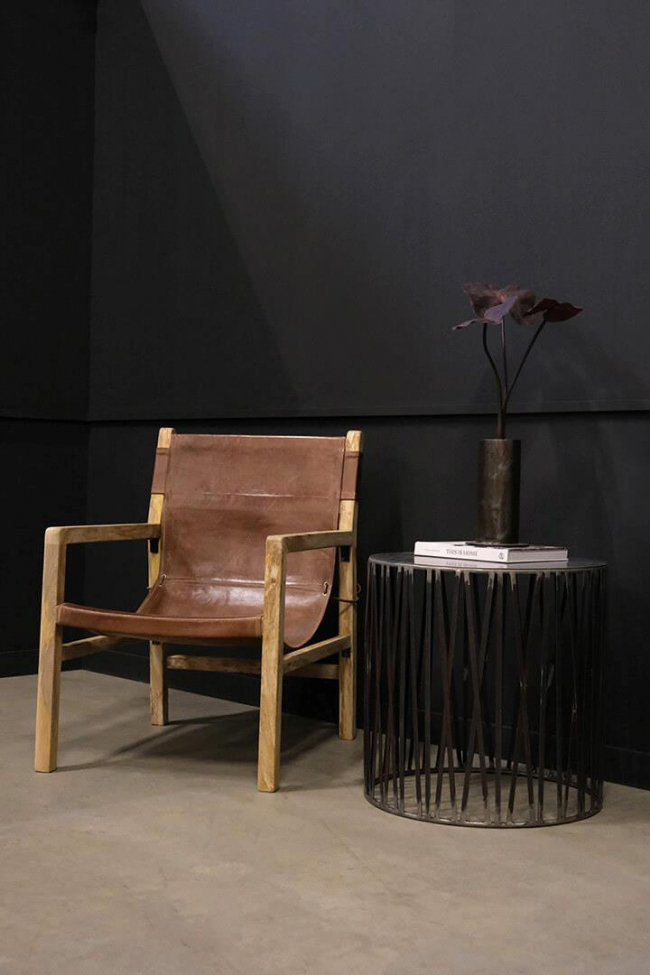 Lounge stoel 'Blixen' - Bruin