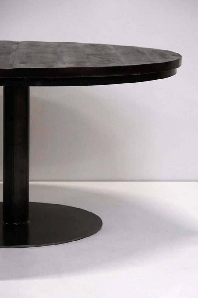 Eettafel 'Jack' Ronde 140cm - Zwart