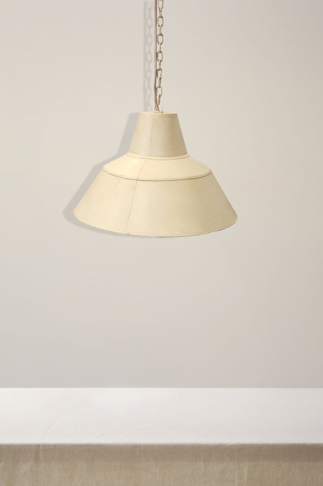 Fabriekslamp Vintage - Antiek wit/Patina
