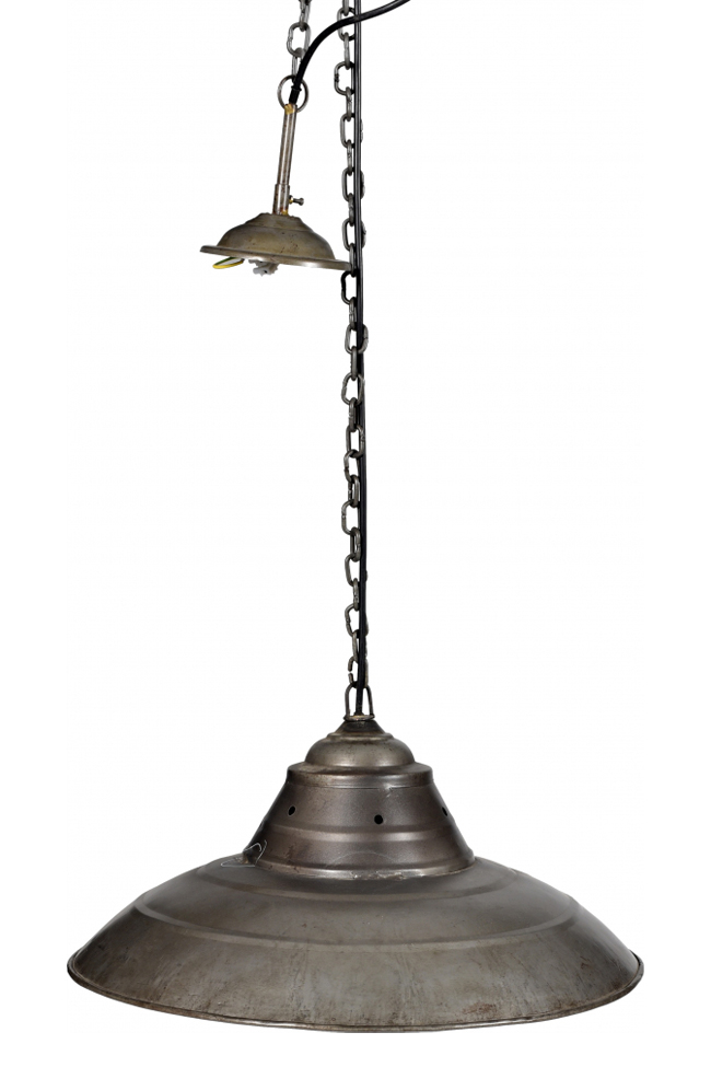 Industrie lamp 'Gemini' - IJzer/Grijs