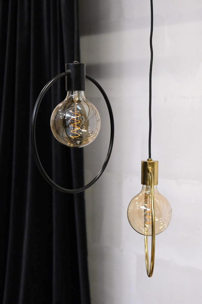 Plafondlamp 'Oslo' - Zwart