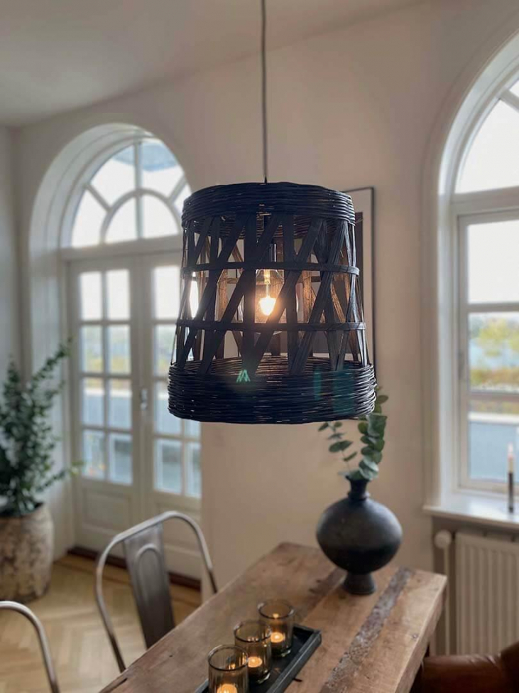 Plafondlamp 'Tulda' - Zwart