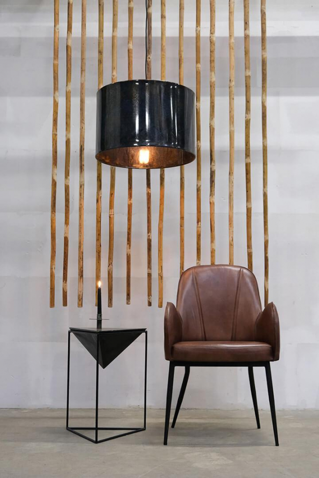 Plafondlamp 'Jonah' L - Donkerblauw