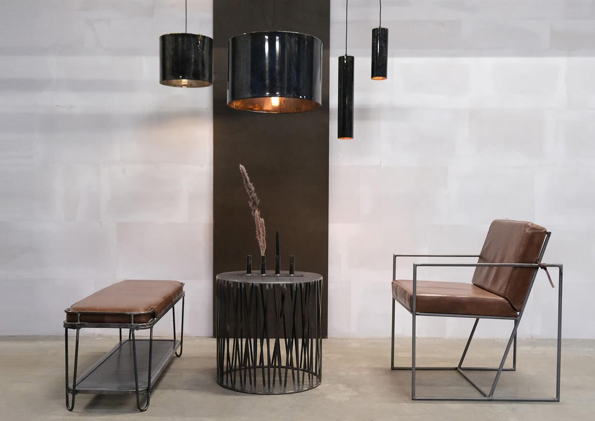 Plafondlamp 'Jonah' L - Donkerblauw