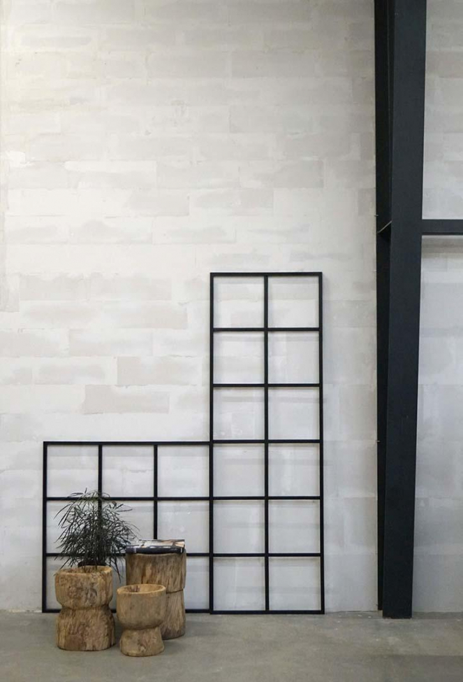 Industriewand 'New York' S - Zwart