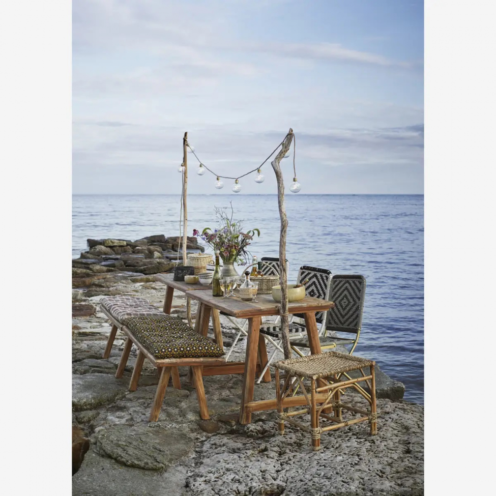 Tafel 'Wooden' - Natuurlijk