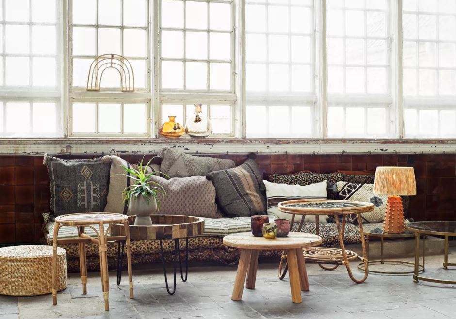 Bijzettafel 'Wooden Coffee Table' - Natuurlijk