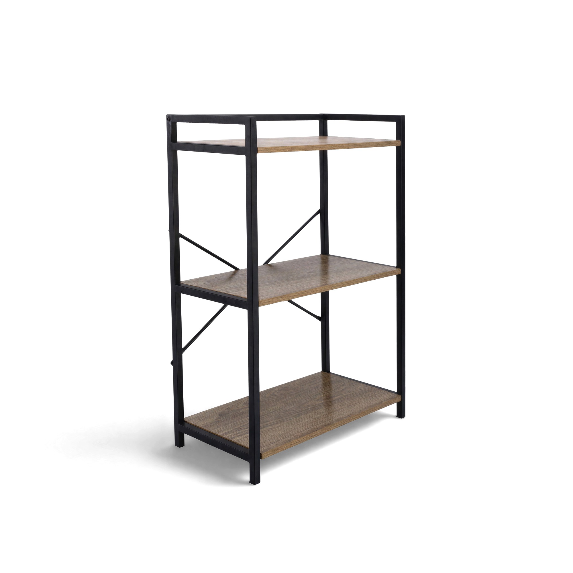 Plank 'Tre' - Zwart/Hout