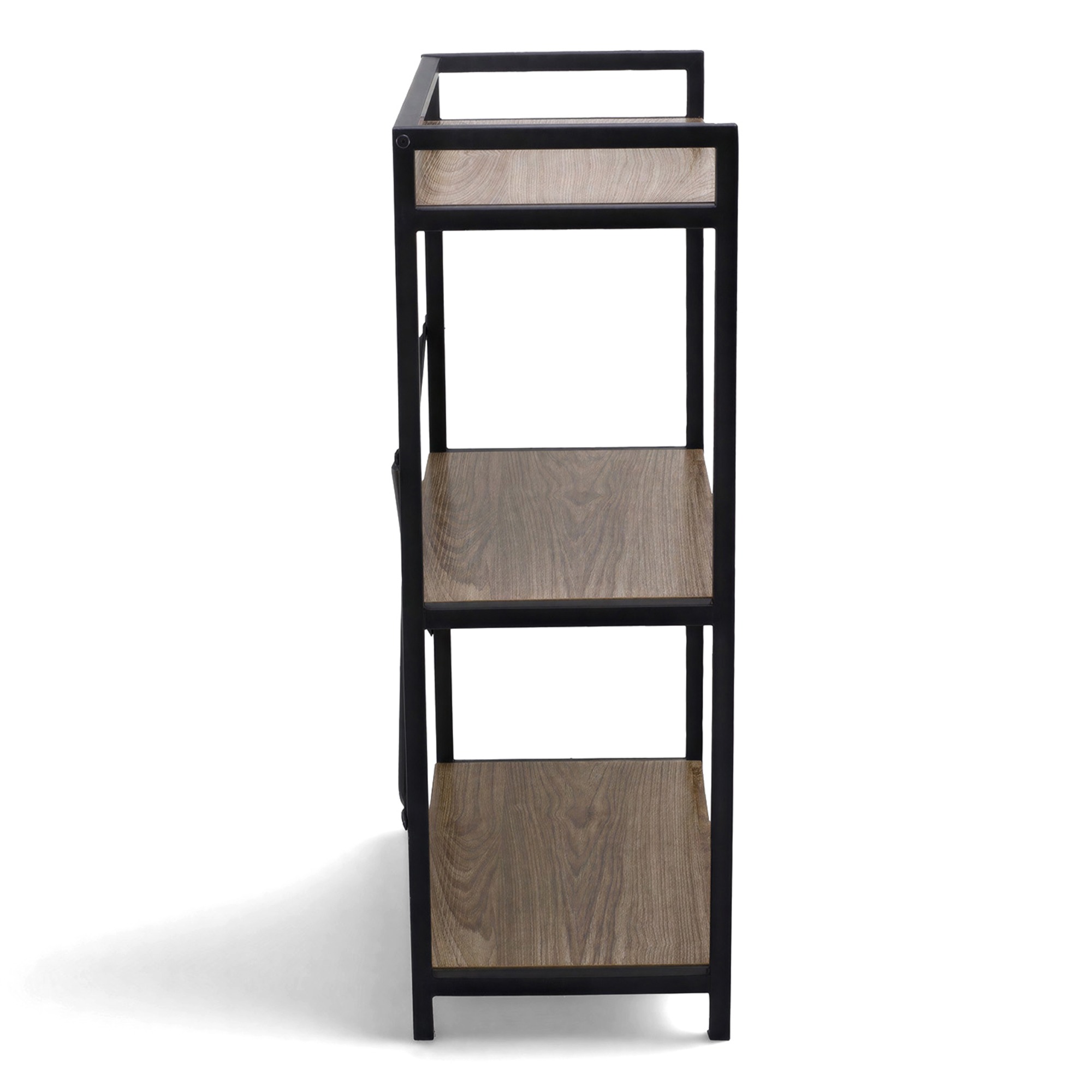 Plank 'Tre' - Zwart/Hout
