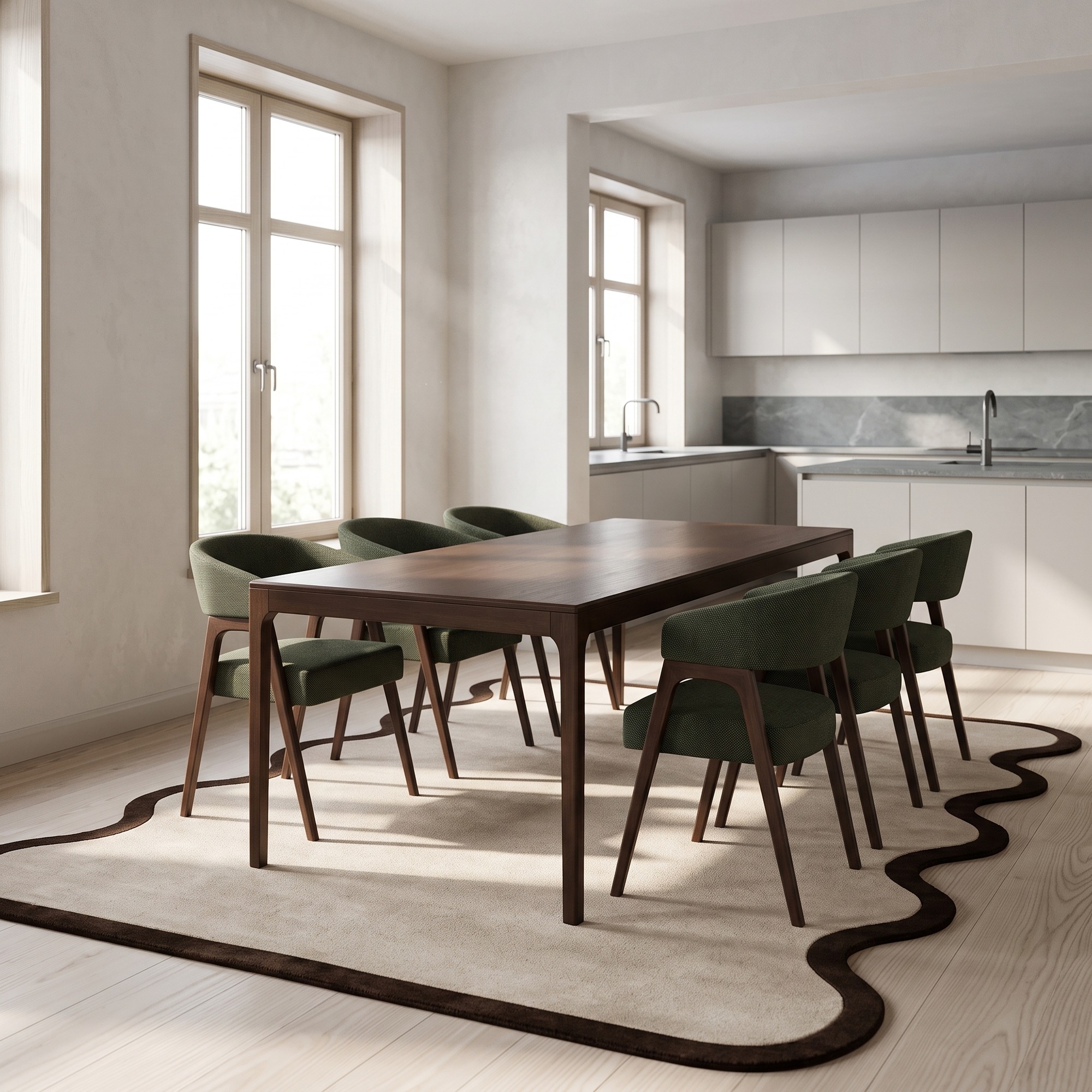 Eettafel 'Aspa' 180x90cm - Naturel