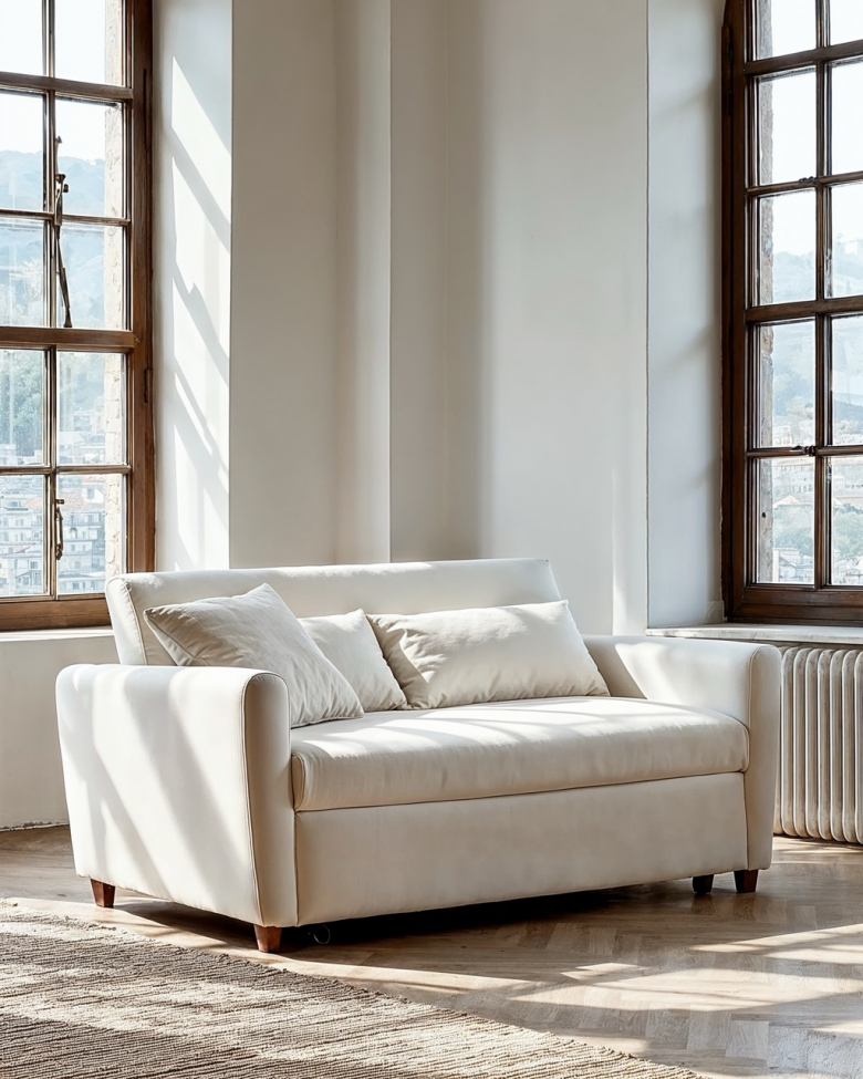 Slaapfauteuil 'San Francisco' - Wit