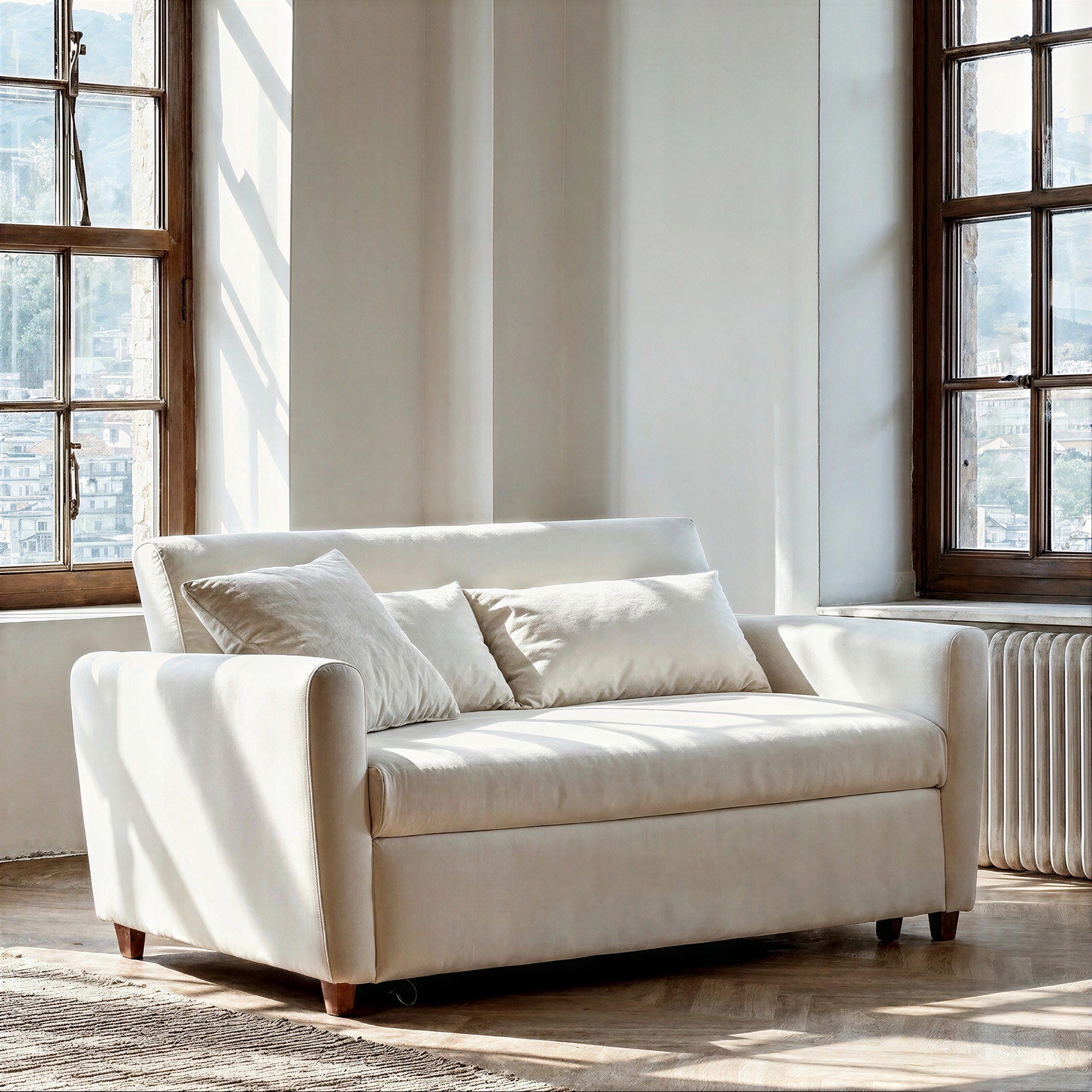 Slaapfauteuil 'San Francisco' - Wit