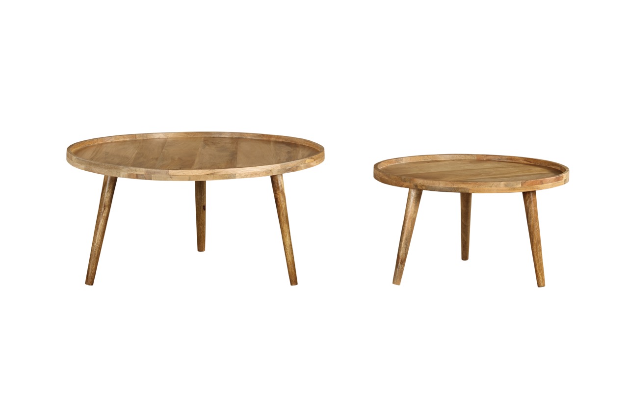 Salontafel 'Manarola' 2 delen - Bruin