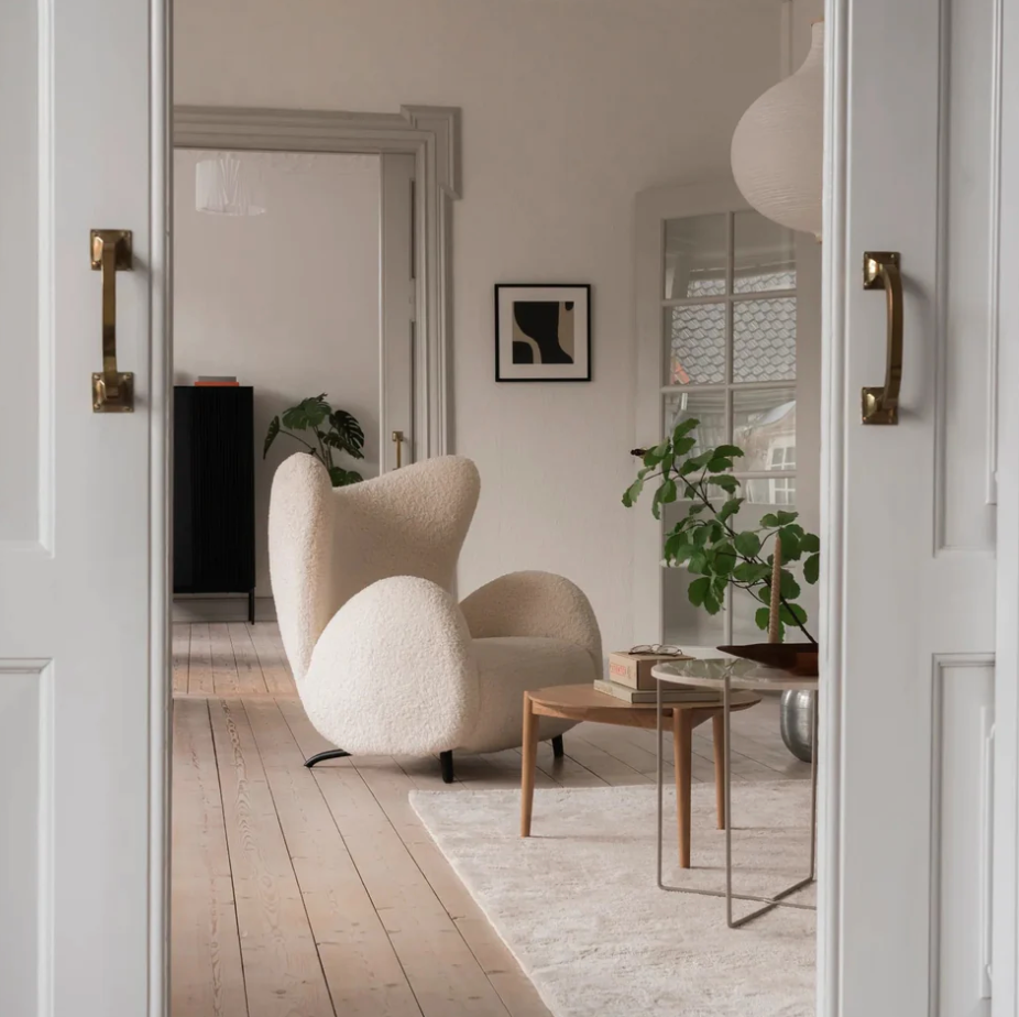 Fauteuil 'Big Buffalo' - Wit